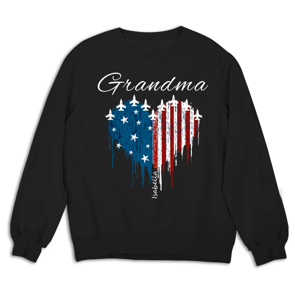 Independence Day Grandma - Personalized Custom Shirt - Image 12