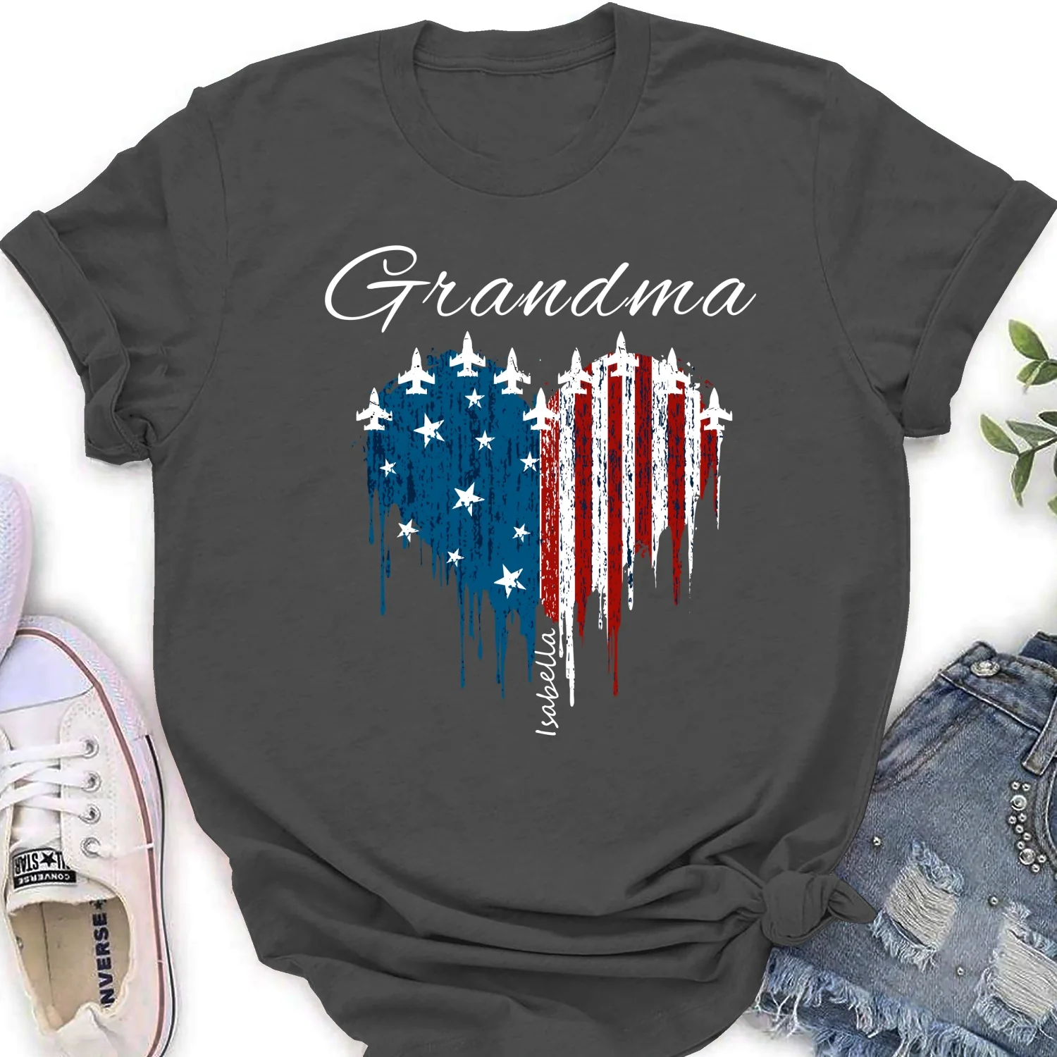 Independence Day Grandma - Personalized Custom Shirt - Image 16