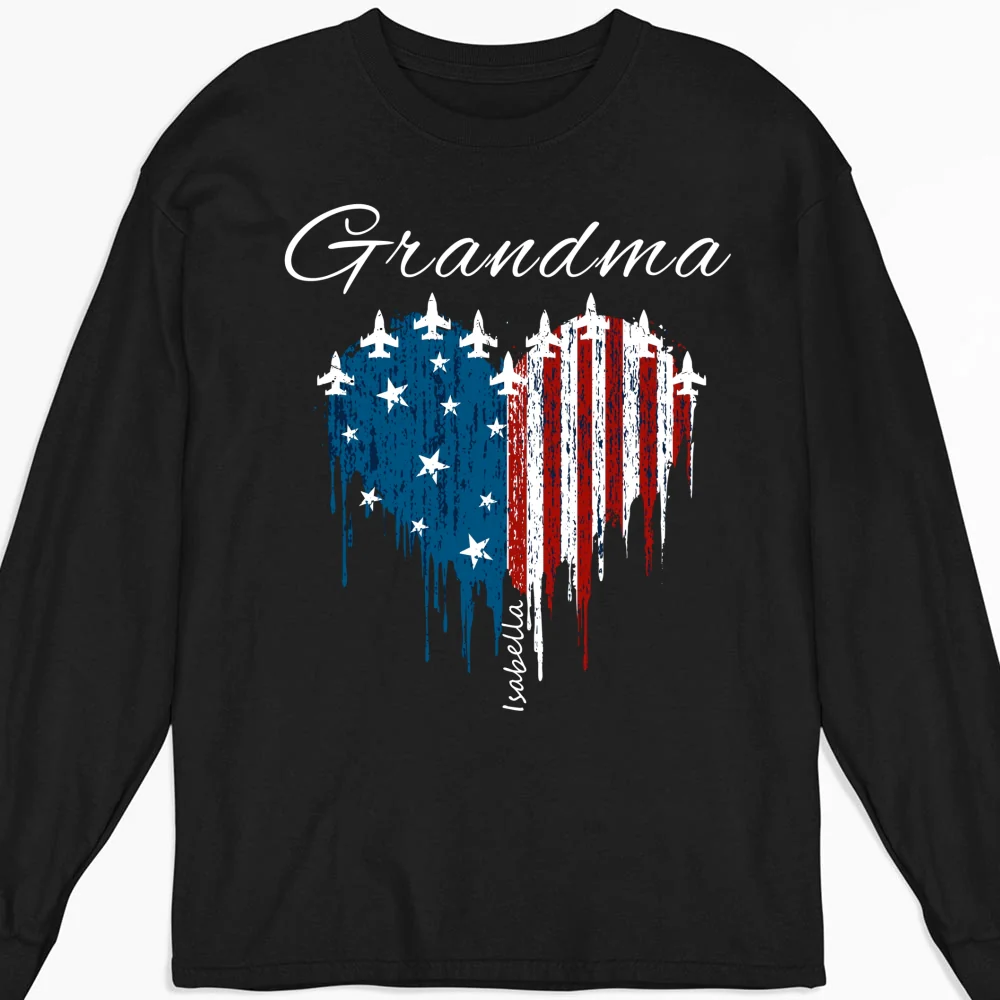 Independence Day Grandma - Personalized Custom Shirt - Image 9