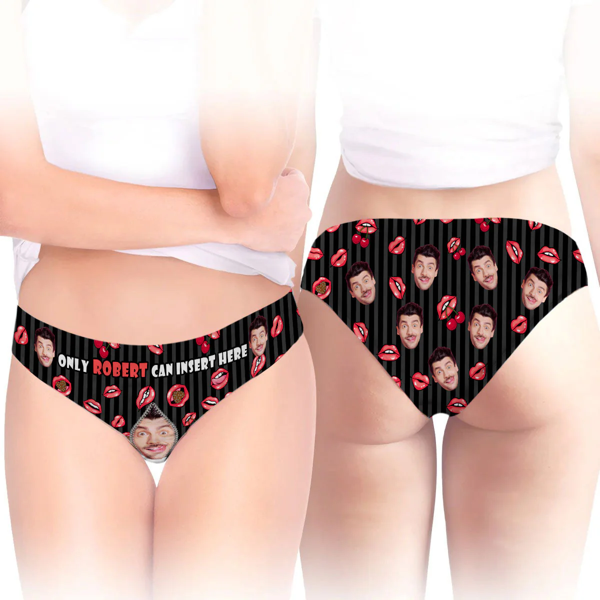 Insert Here Husband Only - Personalized Women Briefs - Image 4