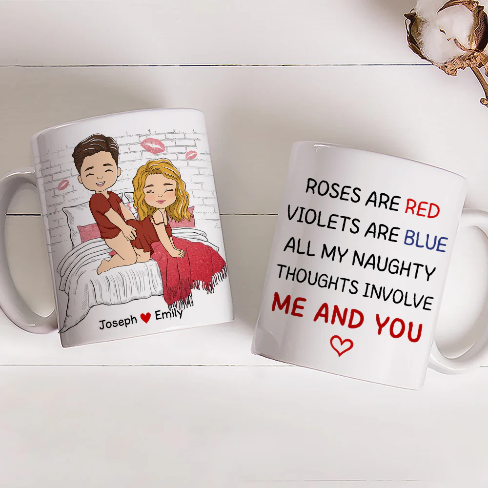 Involve Me And You - Personalized Custom Coffee Mug - Image 3