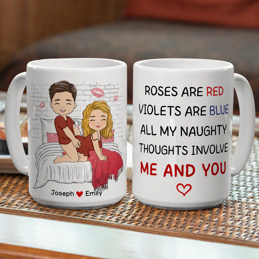 Involve Me And You - Personalized Custom Coffee Mug - Image 4