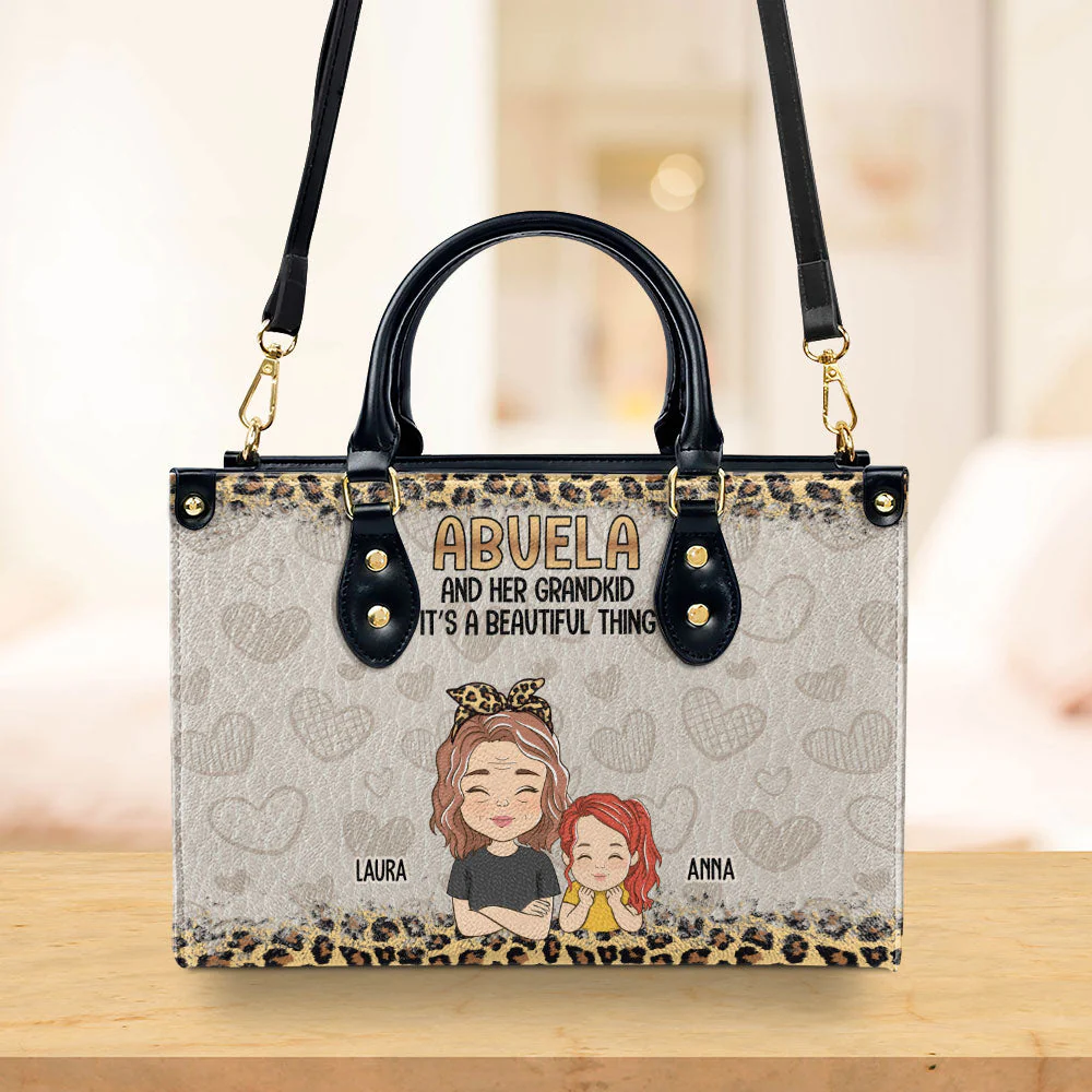 It Is A Beautiful Thing - Personalized Custom Leather Bag - Image 2