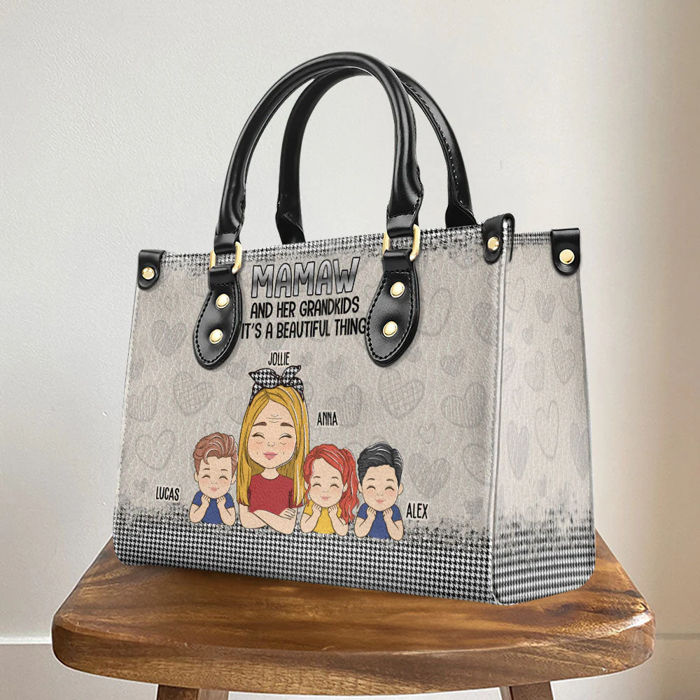 It Is A Beautiful Thing - Personalized Custom Leather Bag - Image 4