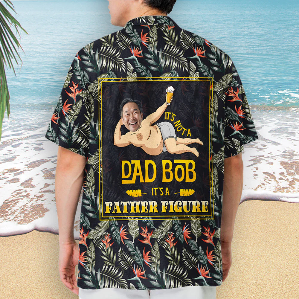 It Is A Father Figure - Personalized Custom Hawaiian Shirt - Image 2