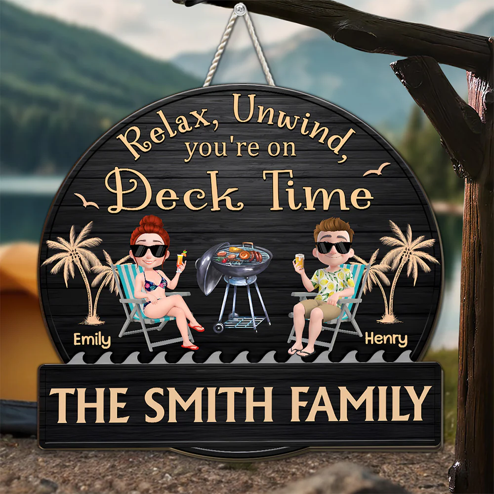 It Is Patio Time - Personalized Custom Wood Sign - Image 2