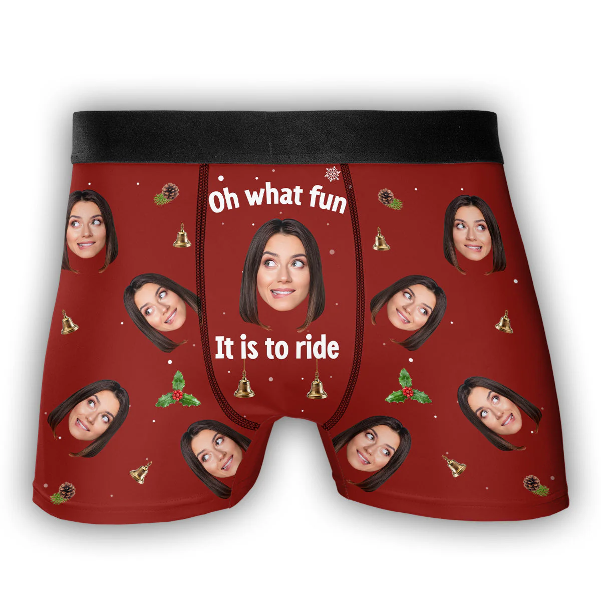 It Is to Ride - Personalized Photo Men's Boxer Briefs - Image 2