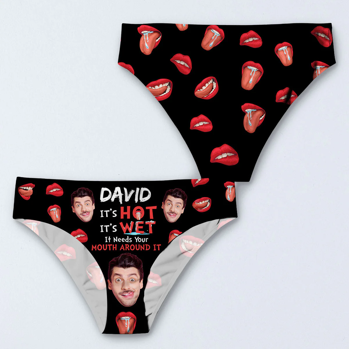 It Needs Your Mouth Around It - Personalized Women Briefs - Image 4