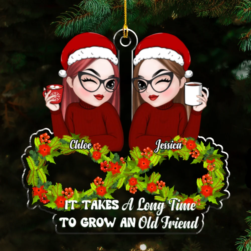 It Takes A Long Time - Personalized Custom Acrylic Ornament - Image 4