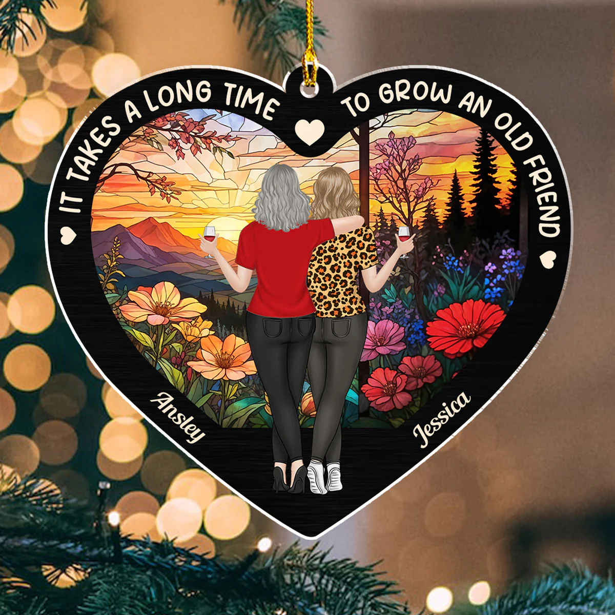 It Takes A Long Time To Grow - Personalized Custom Acrylic Ornament