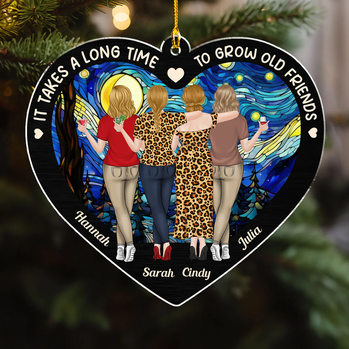 It Takes A Long Time To Grow - Personalized Custom Acrylic Ornament - Image 4