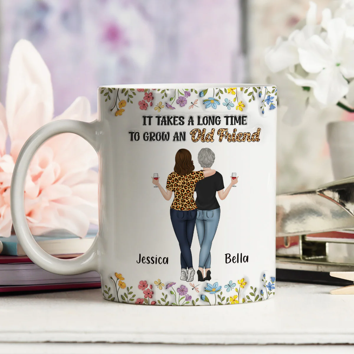 It Takes Us A Long Time - Personalized Custom 3D Inflated Effect Coffee Mug - Image 5