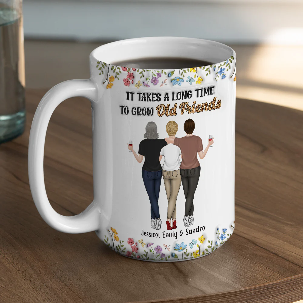 It Takes Us A Long Time - Personalized Custom 3D Inflated Effect Coffee Mug - Image 9