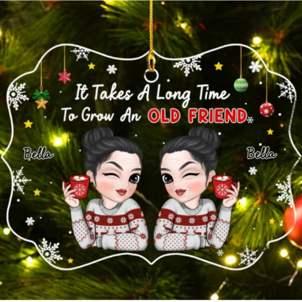 It Took Us A Long Time - Personalized Custom Acrylic Ornament - Image 6