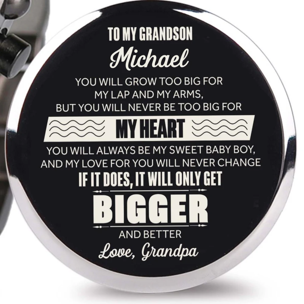 It Will Only Get Bigger - Personalized Engraved Wooden Watches GQ026 - Image 6