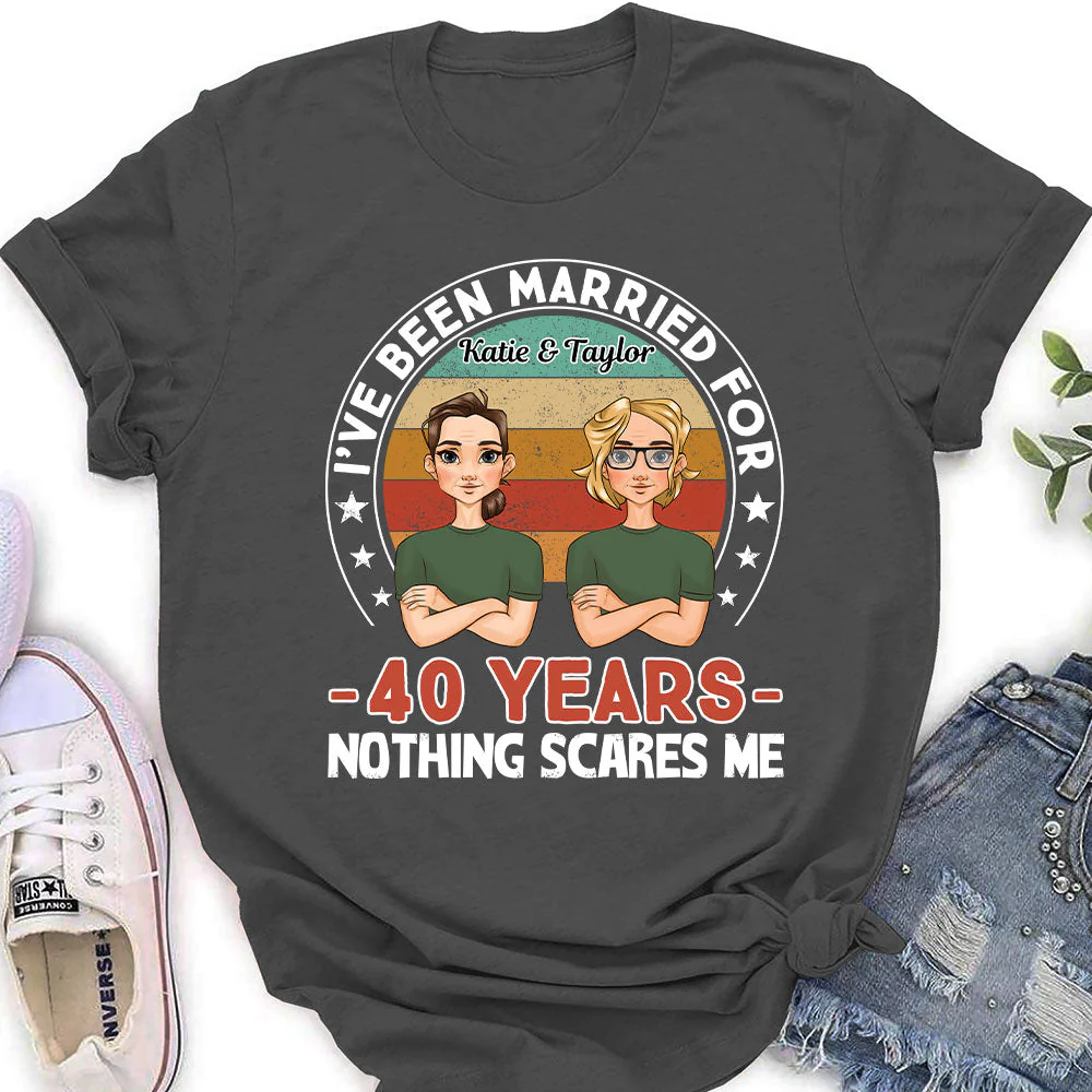 I Have Been Married - Personalized Custom Women's T-shirt - Image 5