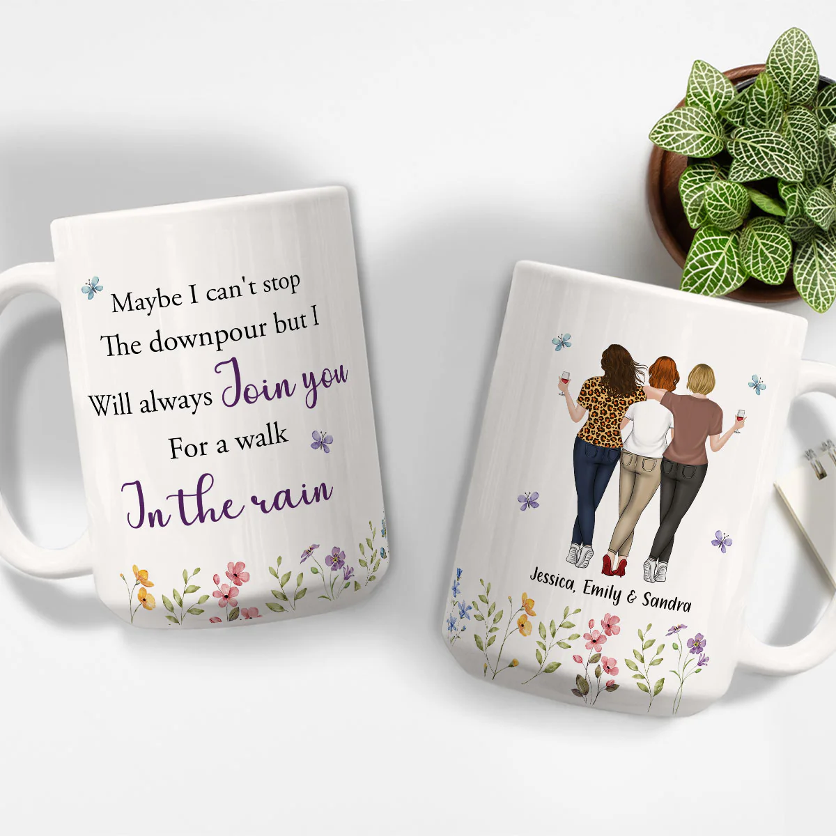 Join You For A Walk - Personalized Custom Coffee Mug - Image 6