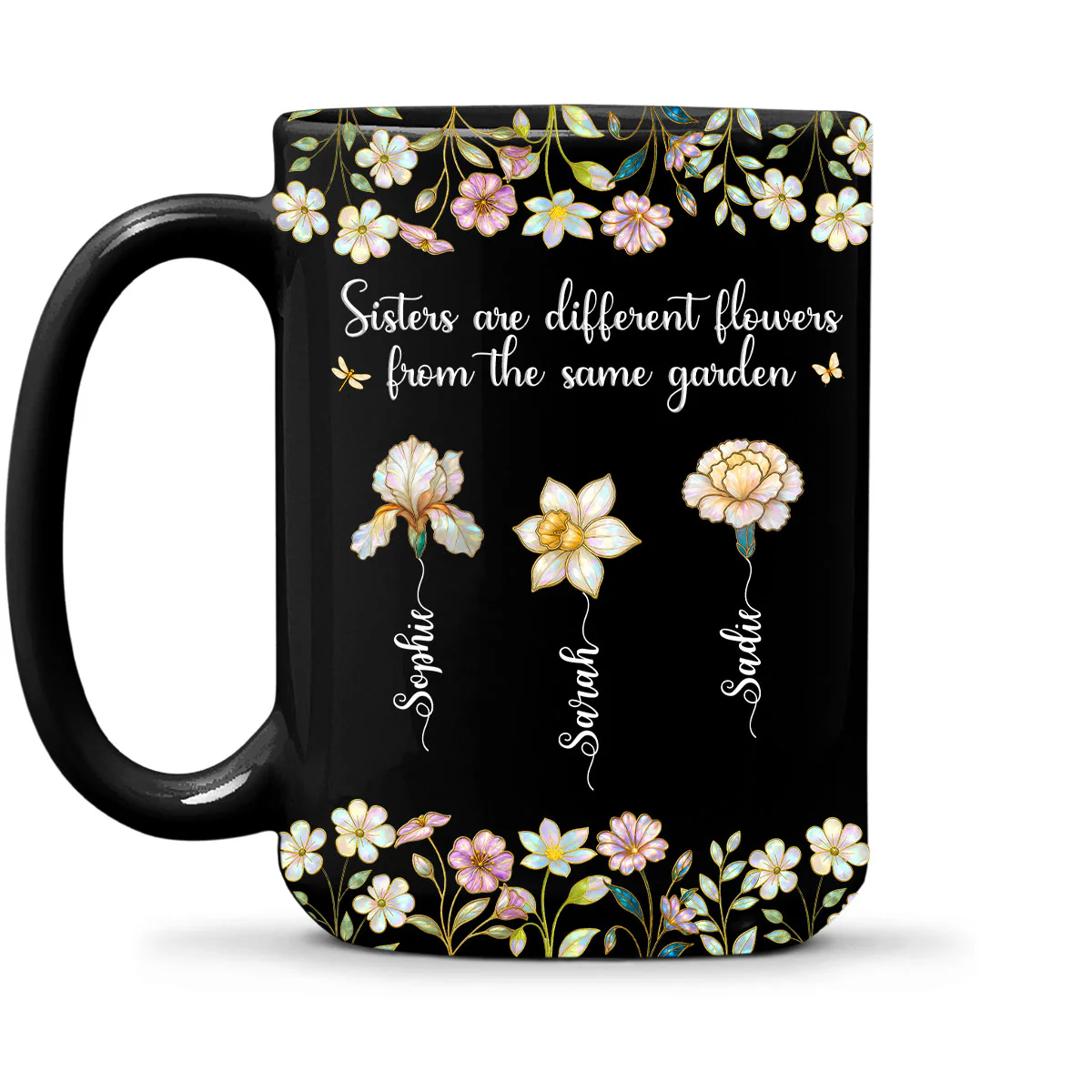 Joyful Sister Moments - Personalized Custom Coffee Mug - Image 5