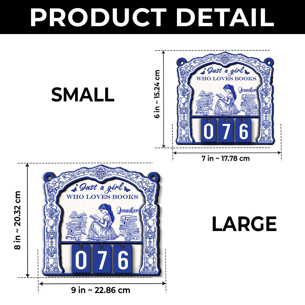 Just A Girl Who Loves s - Personalized Custom Tracker Sign - Image 5