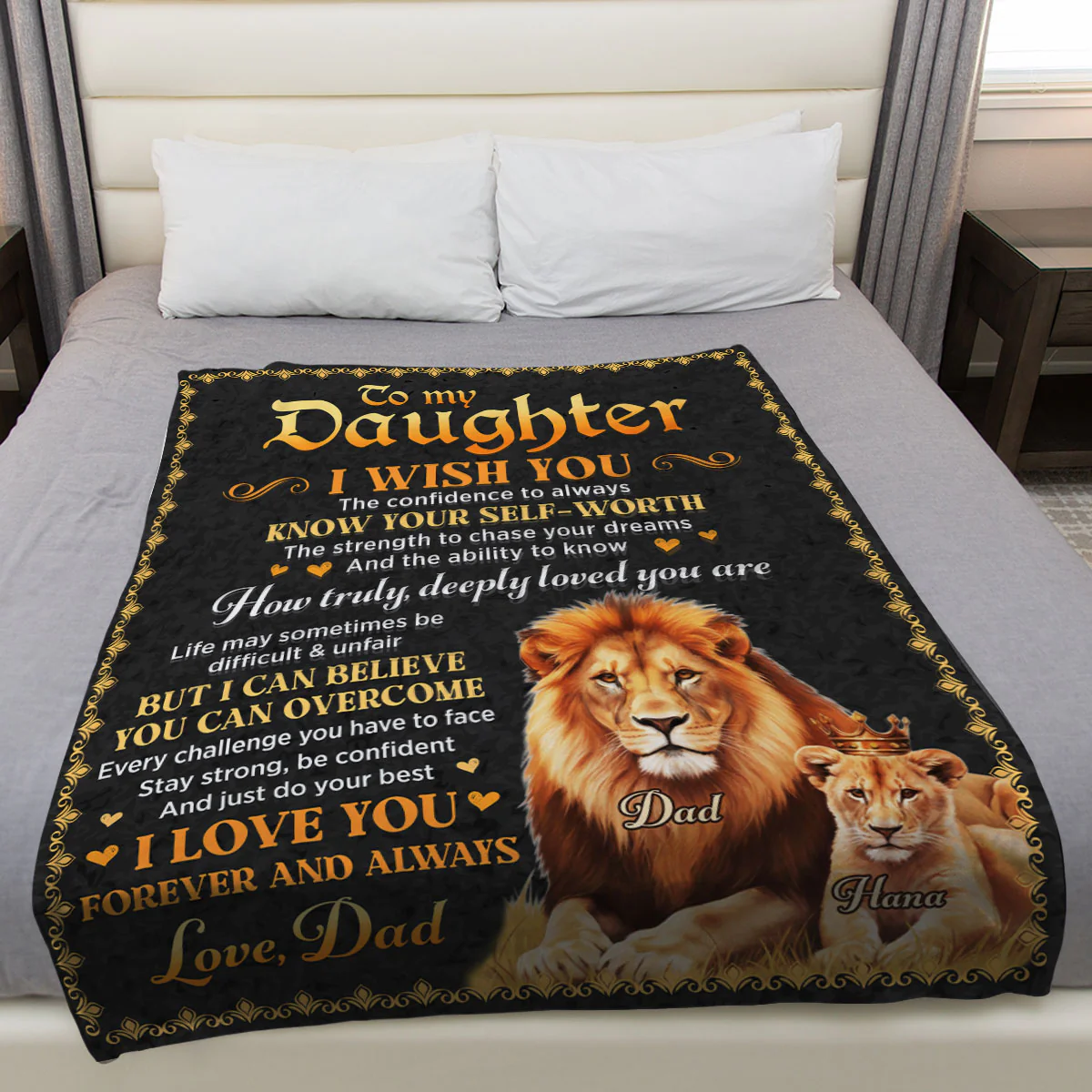 Just Do Your Best - Personalized Custom Fleece Blanket - Image 3