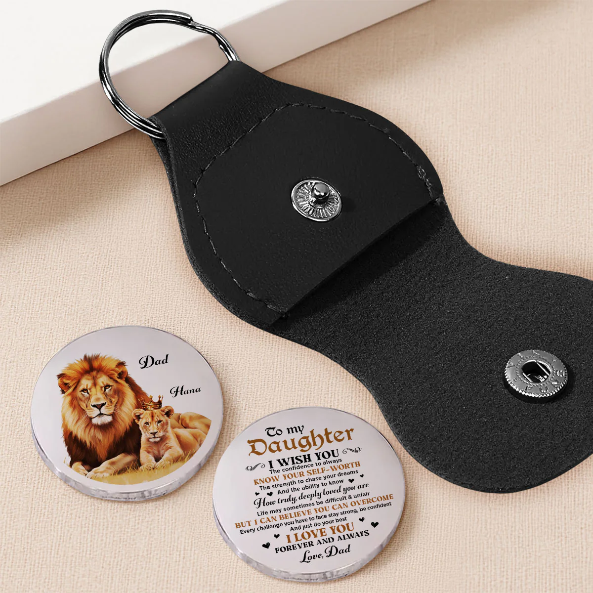 Just Do Your Best - Personalized Custom Pocket Hug - Image 2