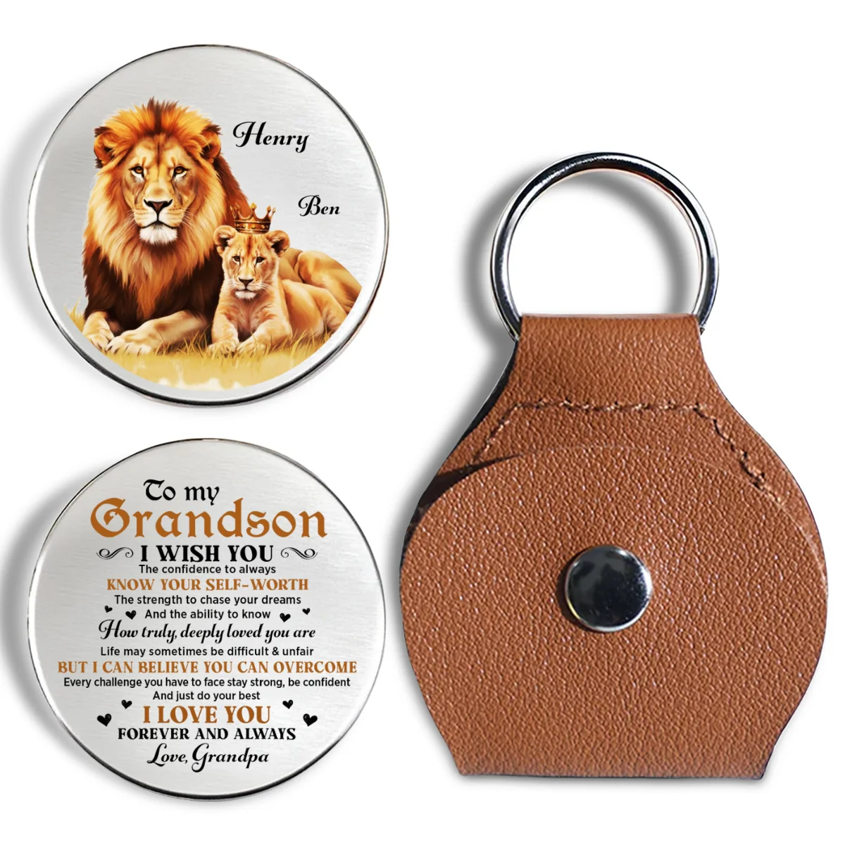 Just Do Your Best - Personalized Custom Pocket Hug - Image 6
