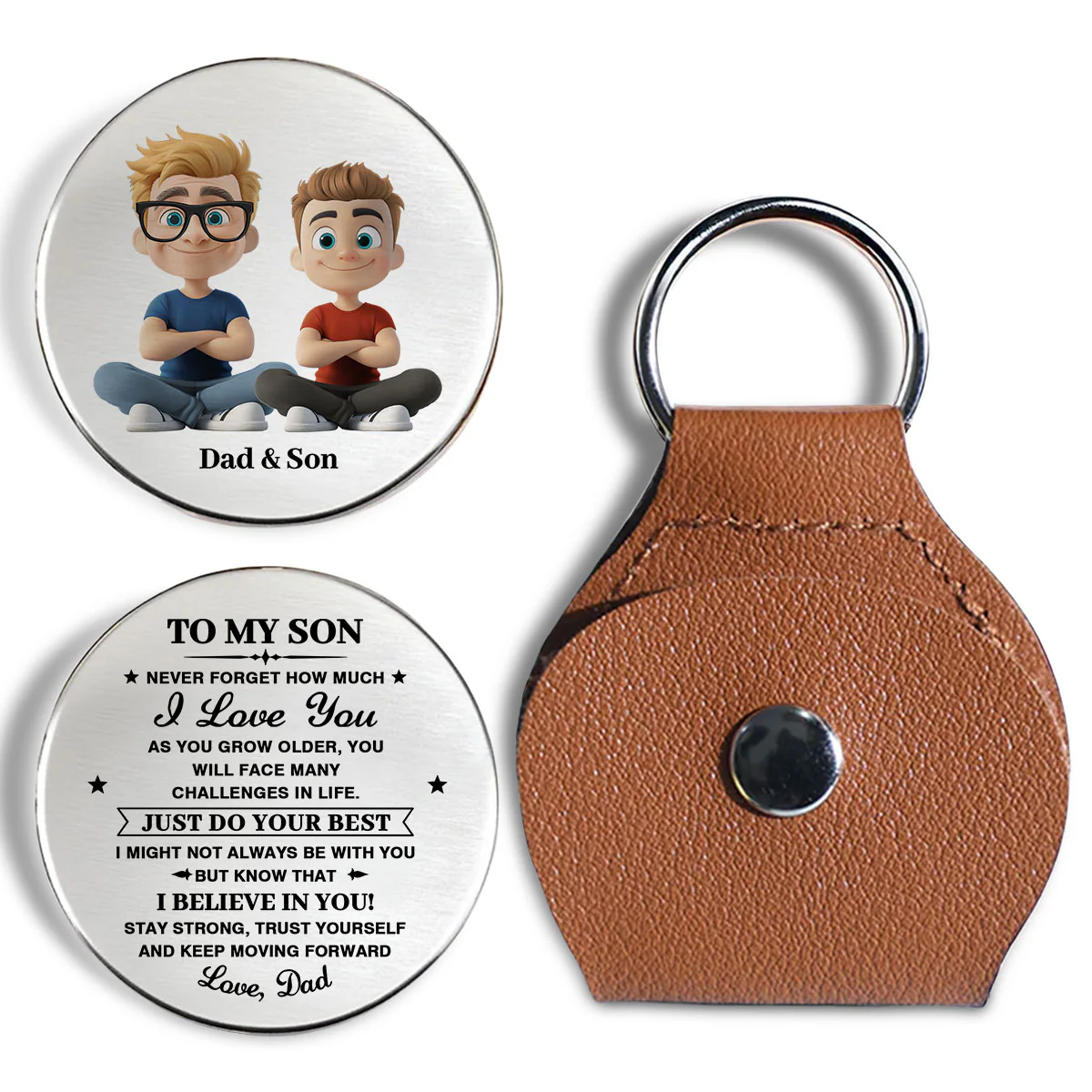 Just Do Your Best - Personalized Custom Pocket Hug