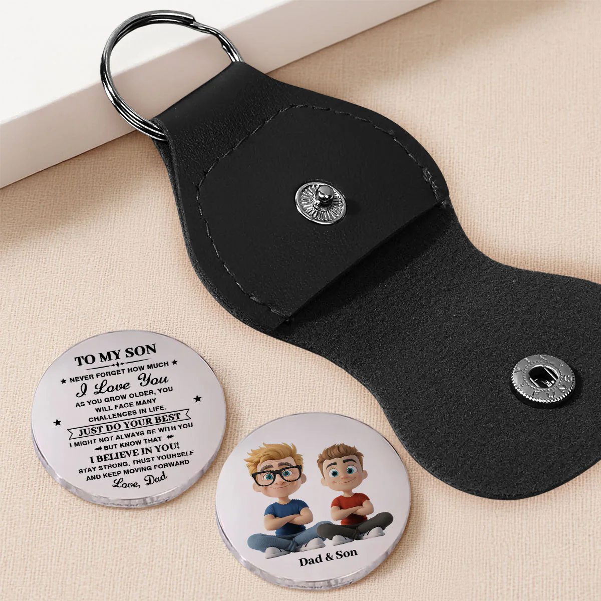 Just Do Your Best - Personalized Custom Pocket Hug - Image 3
