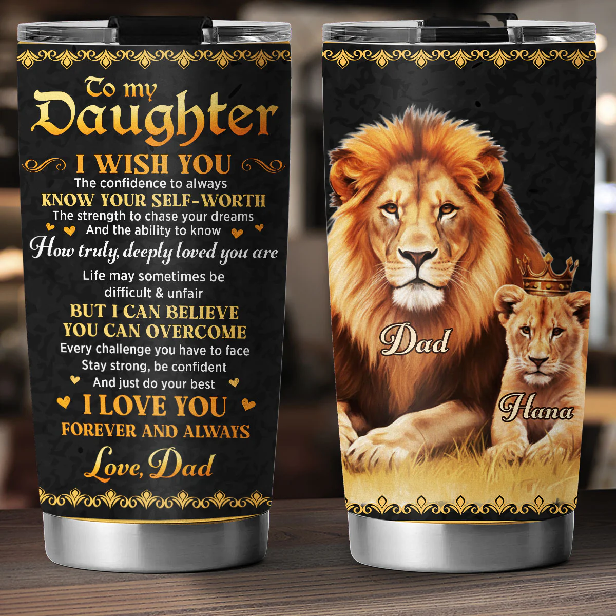 Just Do Your Best - Personalized Custom Tumbler - Image 4