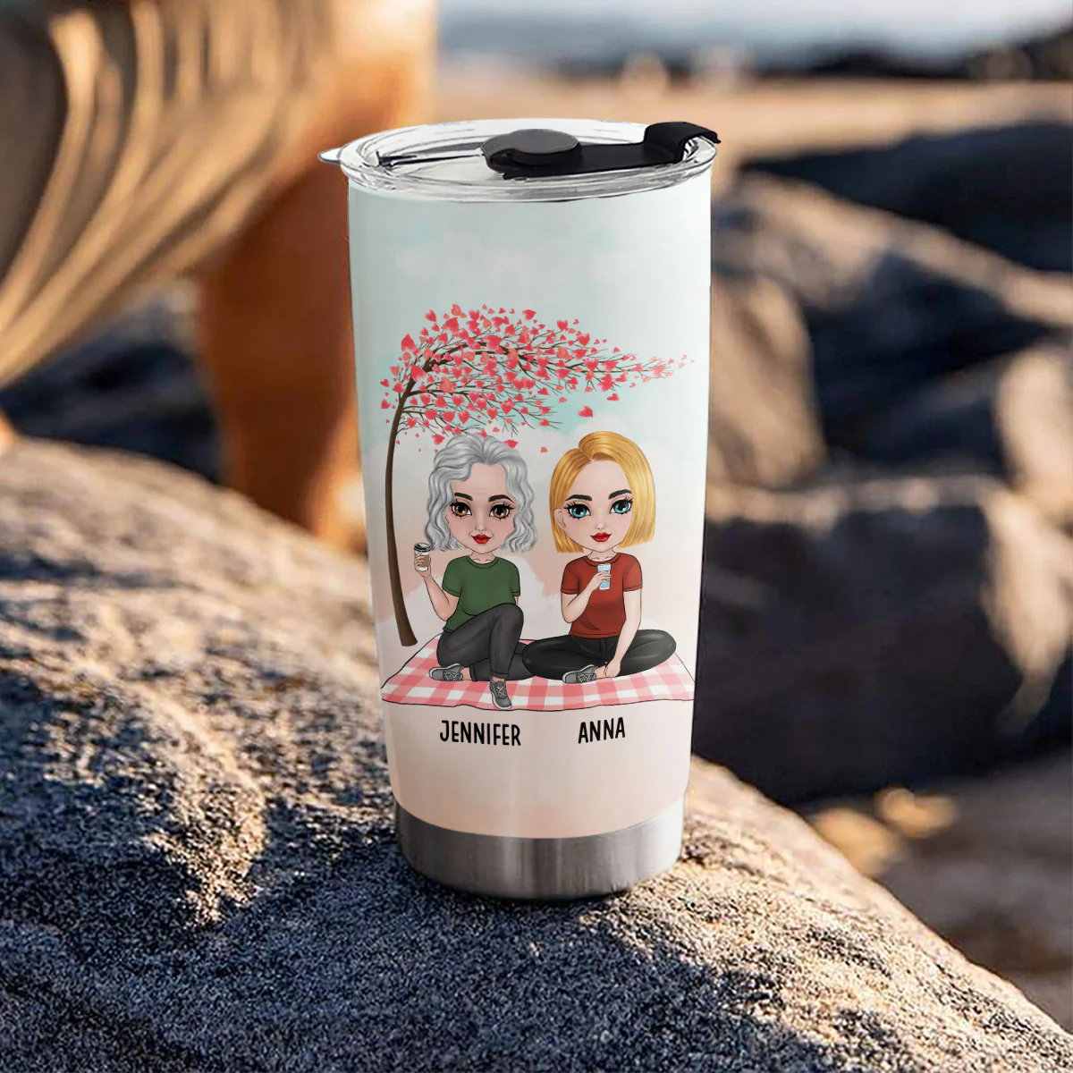 Just Do Your Best - Personalized Custom Tumbler - Image 4