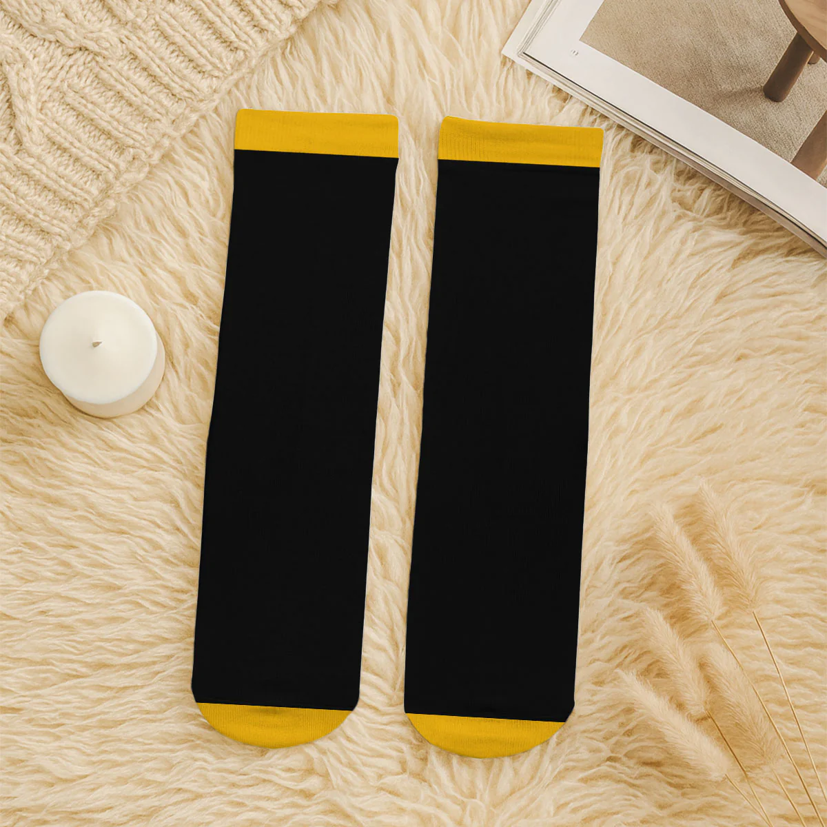 Just Resting My Eyes - Personalized Custom Crew Socks - Image 6
