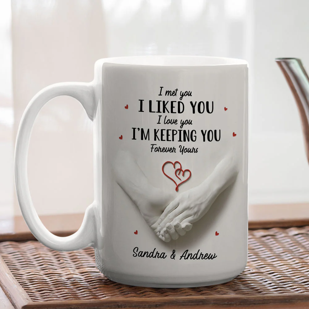 Just The Two of Us - Personalized Custom Coffee Mug - Image 4