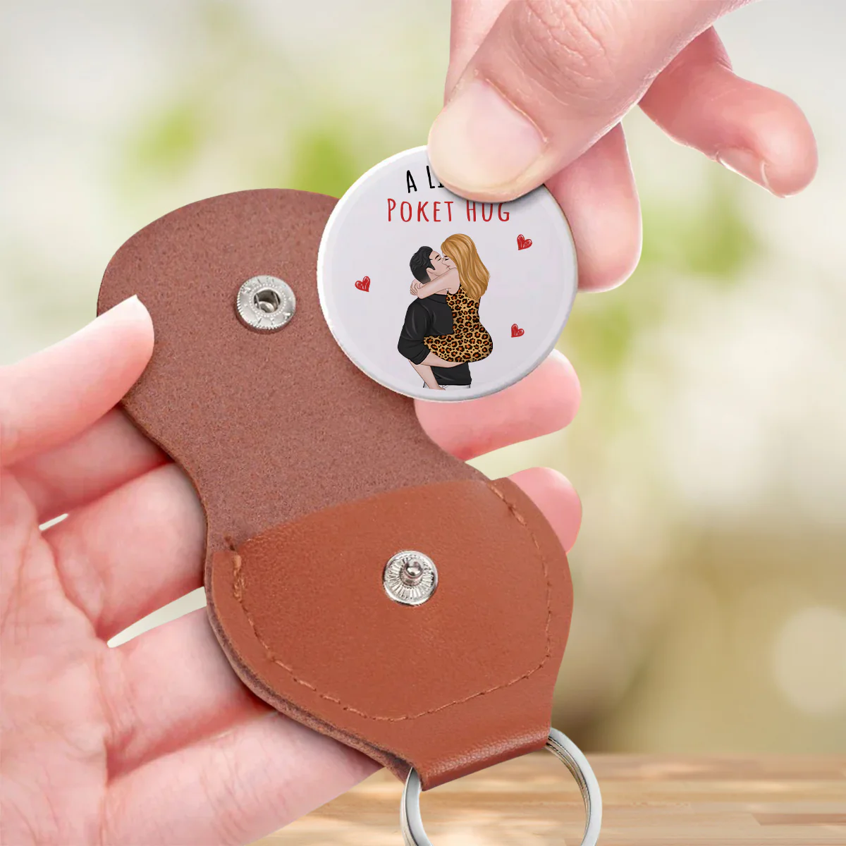 Keep That Shit Up Awesome Wife - Personalized Custom Pocket Hug - Image 3