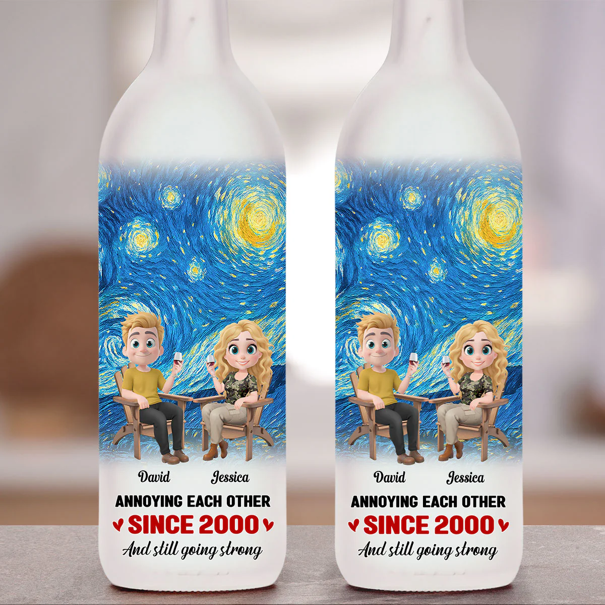 Keep This Love For Years - Personalized Custom Bottle Lamp - Image 4