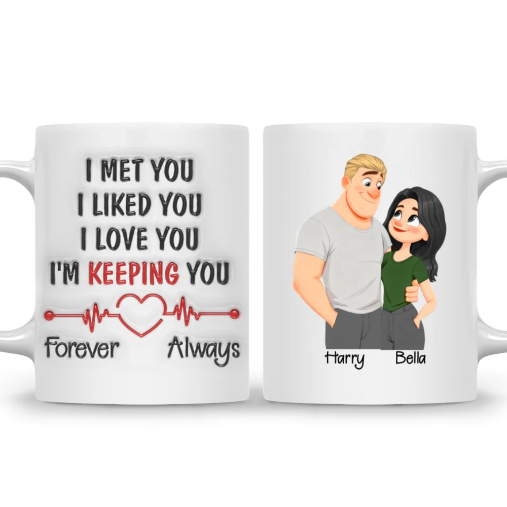Keeping You Always - Personalized Custom 3D Inflated Effect Mug - Image 8