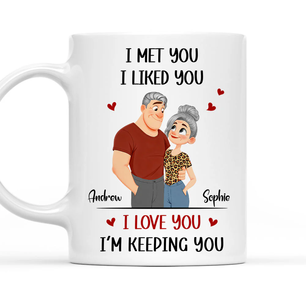 Keeping You Cartoon - Personalized Custom Coffee Mug