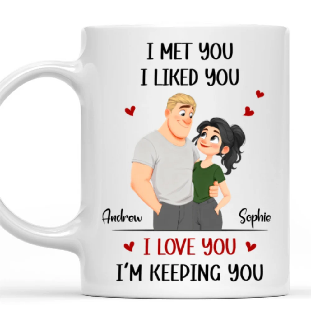 Keeping You Cartoon - Personalized Custom Coffee Mug - Image 7