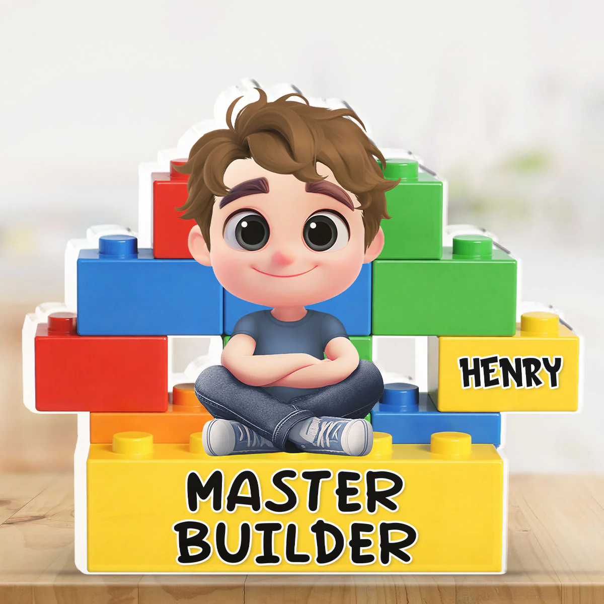 Kid Builder - Personalized Custom Acrylic Plaque