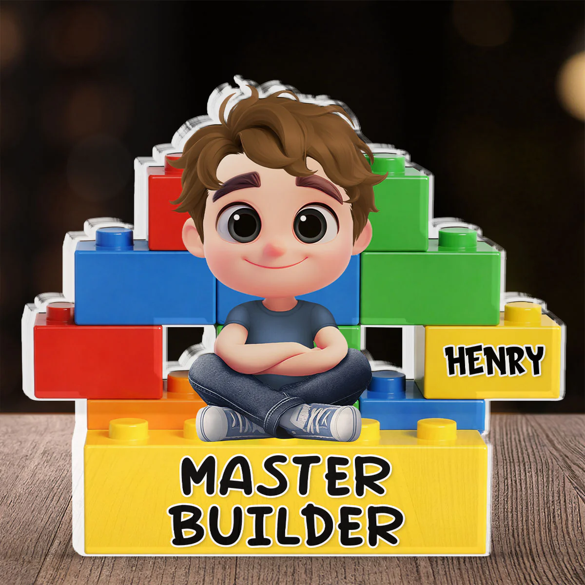 Kid Builder - Personalized Custom Acrylic Plaque - Image 5