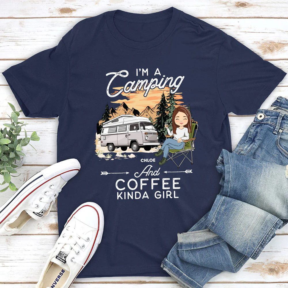 Kinda Girl - Personalized Custom Classic T-shirt - Image 2