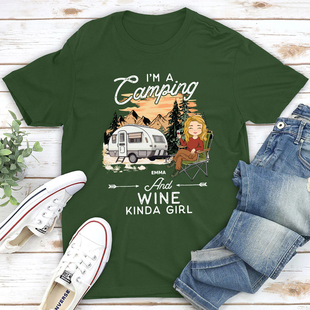 Kinda Girl - Personalized Custom Classic T-shirt - Image 3