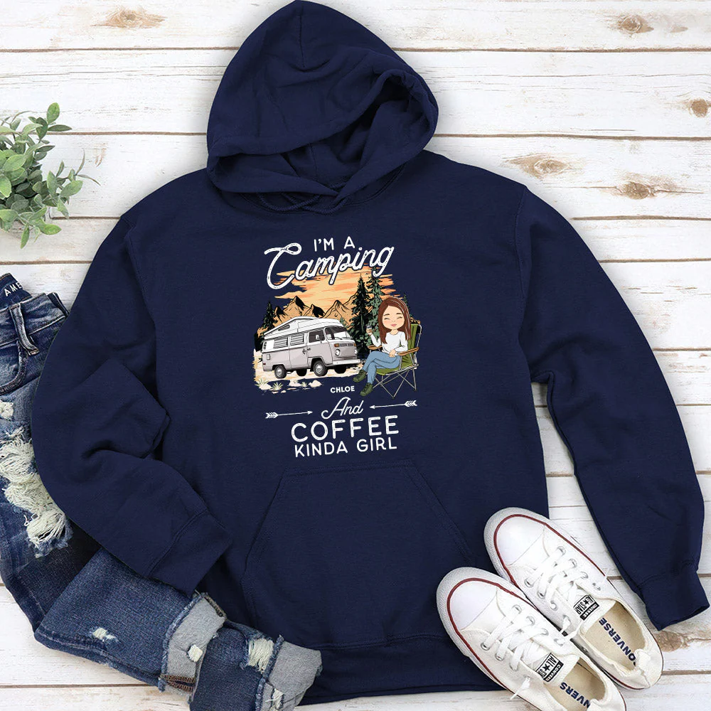 Kinda Girl - Personalized Custom Hoodie - Image 2