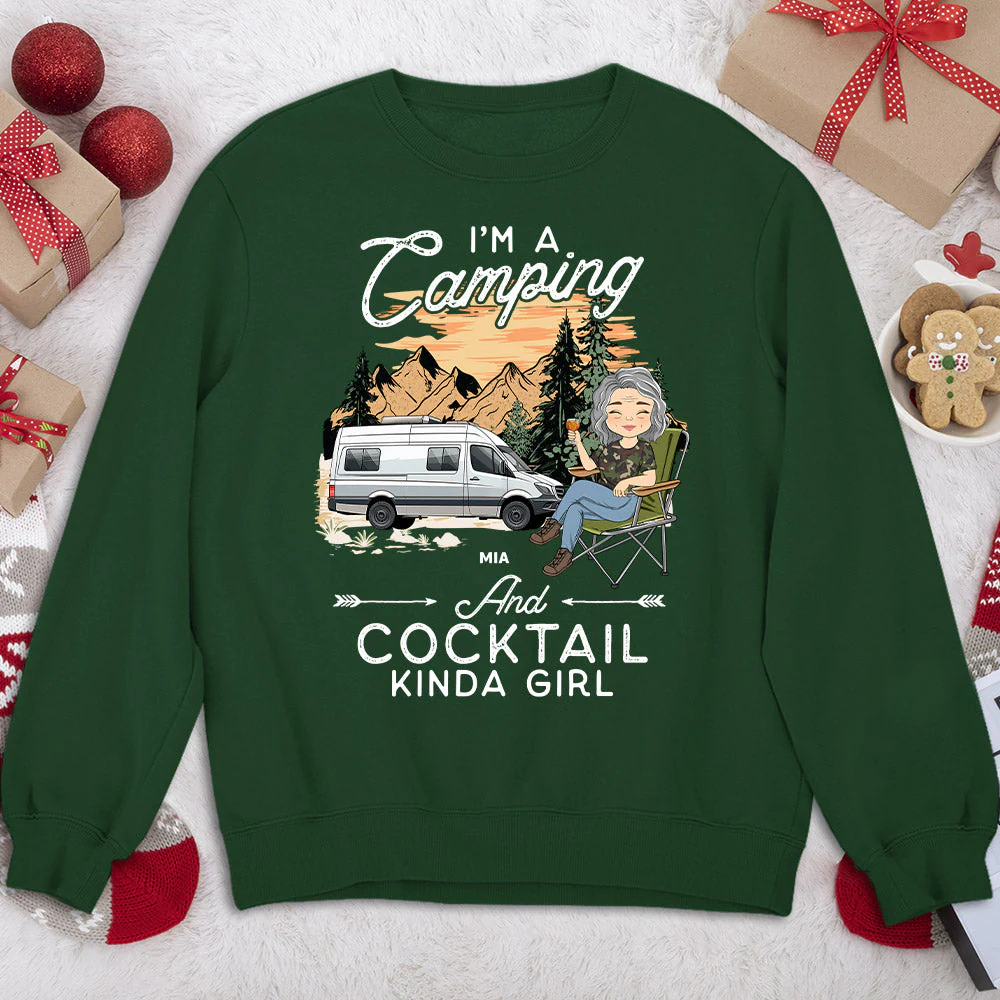 Kinda Girl - Personalized Custom Sweatshirt - Image 5