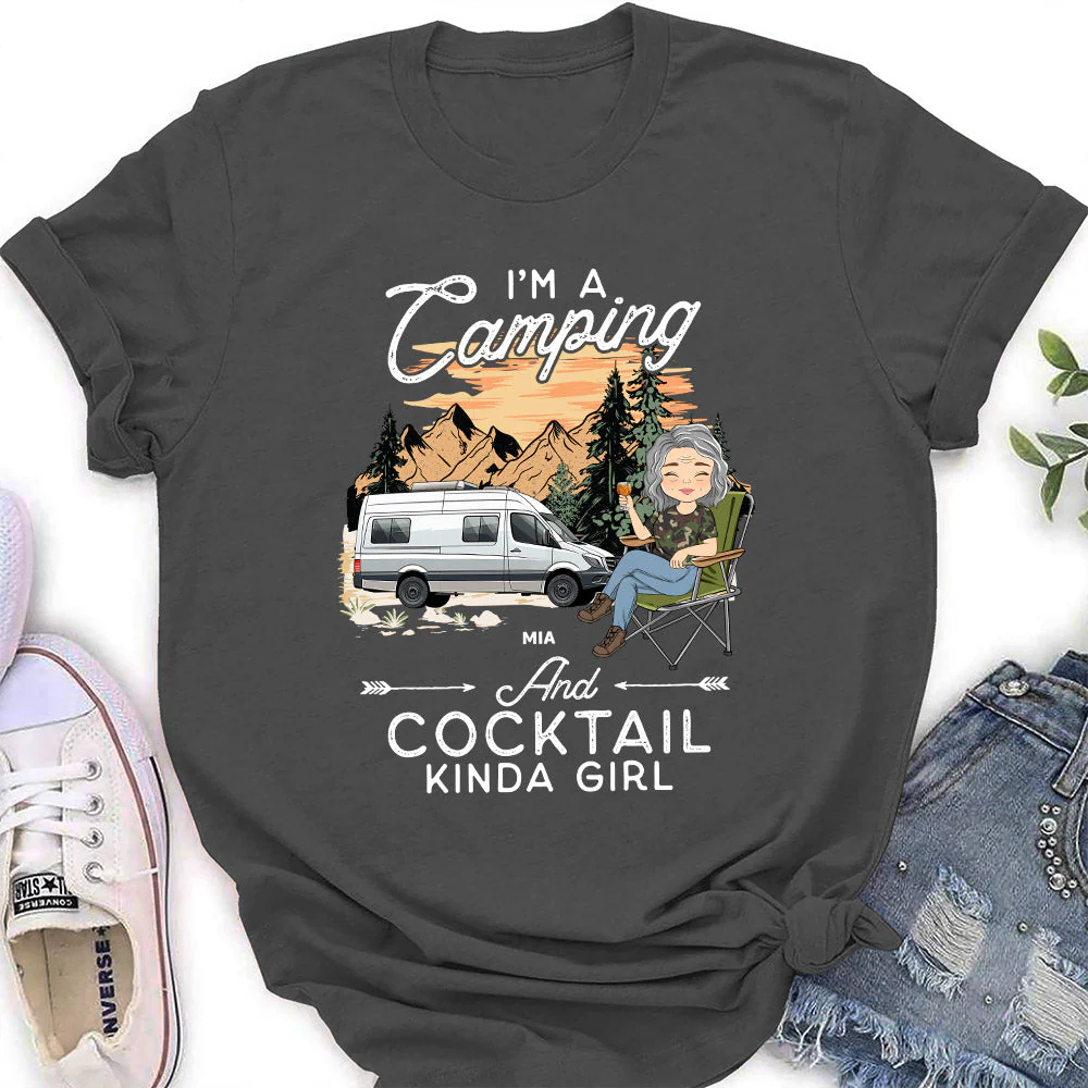 Kinda Girl - Personalized Custom Women's T-shirt - Image 2