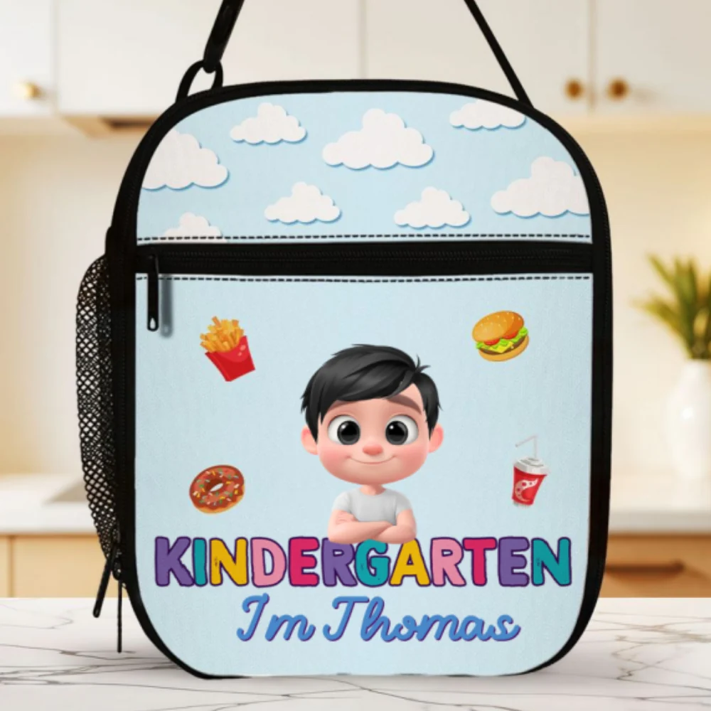 Kindergarten - Personalized Custom Insulated Lunch Bag - Image 7