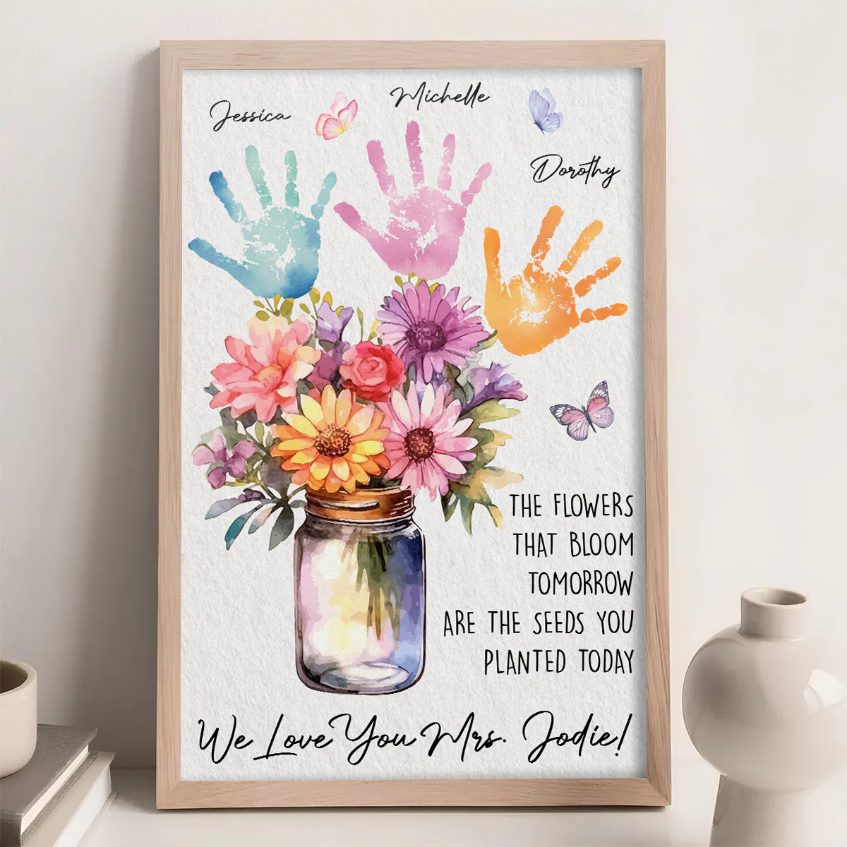 Knowledge Is A Seed Of Wisdom - Personalized Custom Poster - Image 2
