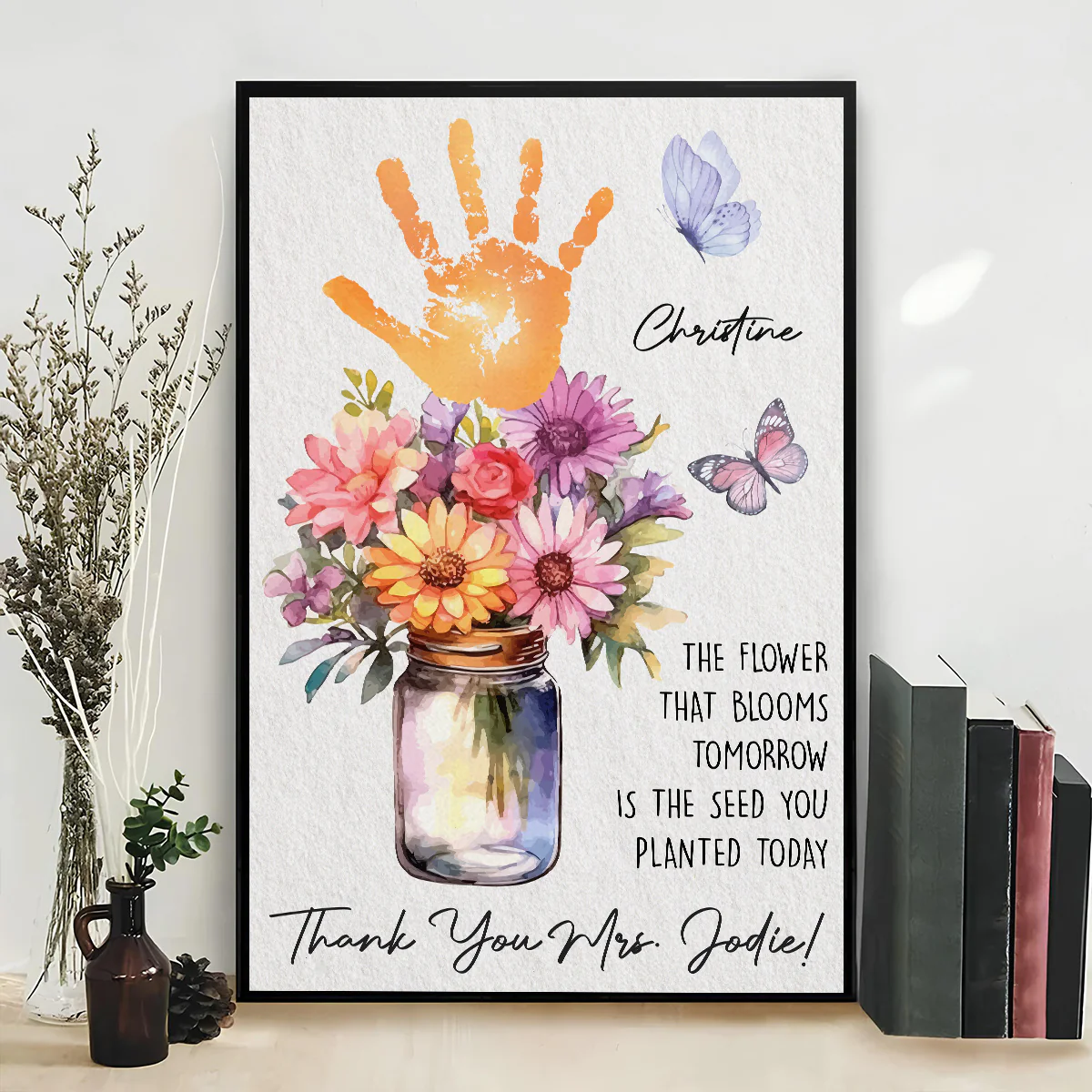 Knowledge Is A Seed Of Wisdom - Personalized Custom Poster - Image 4