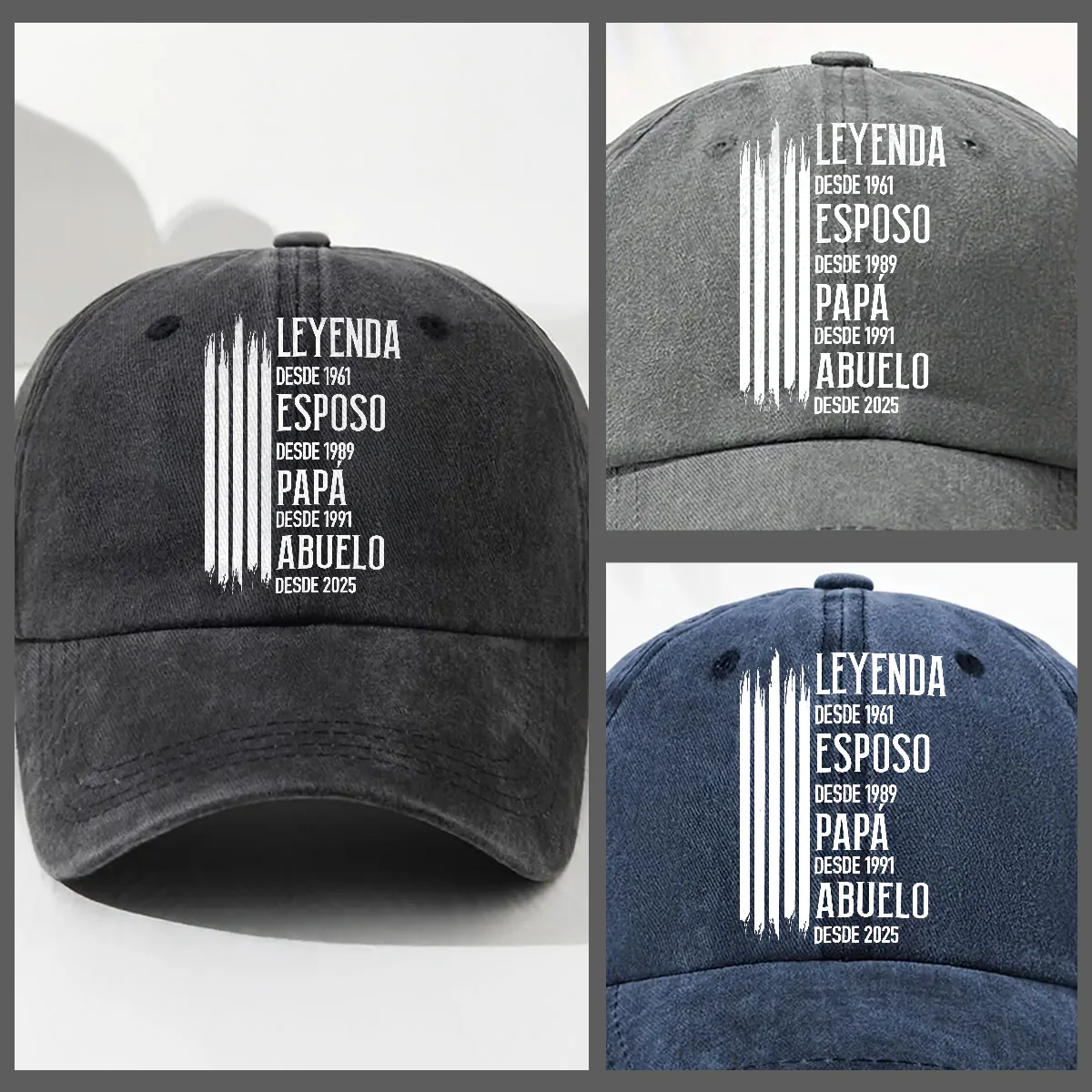 La Leyenda Original - Gorra Vaquera De Estilo Vintage Personalizada - Image 3