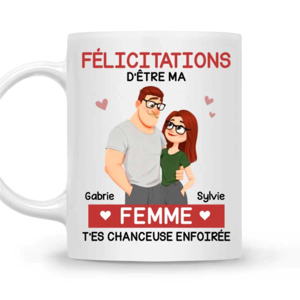 L'amour, c'est toi - Mug à café personnalisé - Image 7