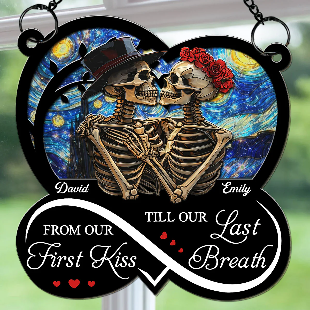 Last To The End - Personalized Custom Suncatcher